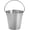 Silver, variant on Qczoyp Mini Metal Serving Bucket, 4.3 x 4.1 x 3.1 inches Stainless Steel Small Bucket with Handle, Mini Container Pails for Party Favor, Succulent, Candy, Snack, Table Centerpieces (Silver)
