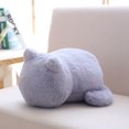 thumbnail image 2 of 1pc Suit Pillow Blush Throw Pillow Combination Plate Pillow Lip Gloss Dolls Sofa Decorations Cartoon Cat Doll Cat Throw Pillow earth Color Dolls Plush Doll Makeup, 2 of 8