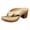 Gold, variant on Women Flip Flops Slippers Platform Chunky Heel Open Toe Slip on Summer Party Vacation Beach Shoes