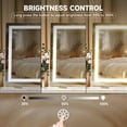 thumbnail image 4 of Espejo de maquillaje LED Hasipu de Vanity Mirror, 19,6 x 15,7 cm, 3 modos de color, 4 of 6