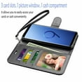 thumbnail image 3 of Tekcoo Wallet Cases for 2018 Samsung Galaxy S9 / S9+ / S9 Plus / Note 9, Tekcoo Premium PU Leather Folio Flip Cover Kickstand & Credit Slots Wrist Strap Protective Case -Black, 3 of 5