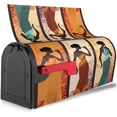 thumbnail image 3 of USA Flag Eagle Mailbox Covers, Firework Magnetic Post Box Cover Wraps Standard Size 21x18 in for Garden Yard Decor, 3 of 7