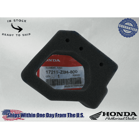 Honda Genuine OEM Authentic Air Cleaner Element Fits GX25 FG110 17211-Z0H-800