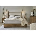 thumbnail image 2 of Magnussen 7002 Solid Wood and Fabric Queen Panel Bed in Brown/Omari Natural, 2 of 3