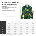 thumbnail image 5 of Lsque Dinosaurs and Flowers UPF 50+ Lightweight Sun Protection Men's Women's Long Sleeve Shirt, Hoodie Performance -Large, 5 of 9