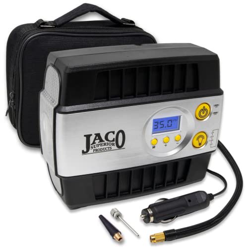JACO SmartPro Automatic Tire Inflator - 100 PSI (12V DC) | Portable Tire Air Compressor Pump