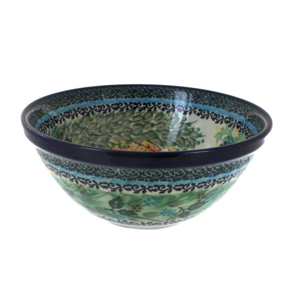 Blue Rose Polish Pottery Teresa Small Serving Bowl