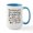 White/Blue Inside, variant on CafePress - 49 Roosters Large Mug - 15 oz Ceramic Large White Novelty Mug