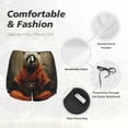 thumbnail image 6 of Lsque Jungle Meditating Panda Printed Women's Running Shorts with Liner Pockets,Elastic Quick Dry Workout Athletic Gym Yoga Shorts,Womens High Waist Shorts-Medium, 6 of 9