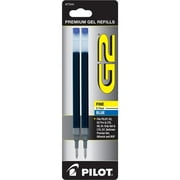 Pilot G2 Premium Gel Ink Pen Refills, Blue Ink, Fine Point, 2 Pack