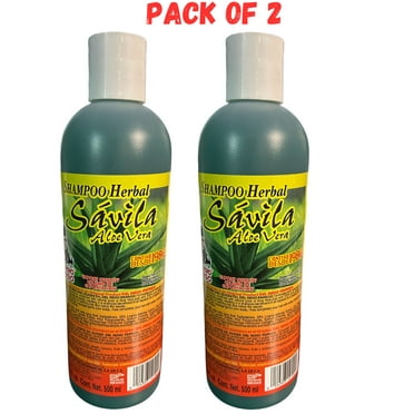 Del Indio Papago (2 Pack) Shampoo Herbal With Aloe Vera-Shampoo de Savila