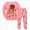 T133-Pink, variant on 1-2 Years Toddler Baby Girl Outfits Toddler Fall Winter Clothes Cute Long Sleeve Sweatshirt Tops Pants Set 2Pcs Clothing Homewear Girls Pink Tracksuit
