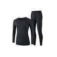 thumbnail image 1 of Guardurnaity Conjunto de ropa interior térmica de estilo informal para hombre de otoño, capa Base para hombre, Tops cálidos, Kit de pantalones, ropa de Ropa interior Negro SG Guardurnaity AP013784-02, 1 of 6