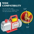 thumbnail image 6 of Single-Stage Rotary Vane Vacuum Pump for HVAC/Auto AC Refrigerant Recharging(TA350), 6 of 7