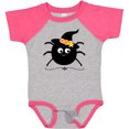 thumbnail image 3 of Inktastic Halloween Witch Spider Girls Baby Bodysuit, 3 of 5