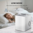 thumbnail image 5 of CONCETTA Countertop Ice Maker, 9pcs in 6 Mins, 26lbs/24H ,Bullet Ice Maker with Ice Scoop and Basket, White, 5 of 9