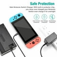 thumbnail image 2 of For Nintendo Switch AC Power Supply Adapter Home Wall Travel Charger Cable 2.4A, 2 of 8