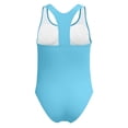 thumbnail image 4 of FSYBOA Girls One-piece Swimsuits, Casual Fashion Summer Sleeveless Kids Bathing Suits&nbsp; Light Blue Size 14T, 4 of 5