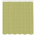 thumbnail image 2 of Ambesonne Abstract Shower Curtain, Vibrant Flower Formations, 69"Wx70"L, Green Brown Yellow Green, 2 of 2