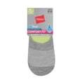 thumbnail image 2 of Hanes  Liner Socks Women's 6-Pack Comfort Fit  Mid Sport Non Slip Light Invisible, 2 of 3