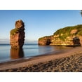 thumbnail image 2 of A sandstone sea stack at Ladram Bay near Sidmouth in South East Devon, captured at sunrise in July 1000pc Puzzle, 2 of 2