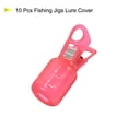thumbnail image 3 of Uxcell Large Size Squid Jig Hook Protector Case Fishing Hook Covers, Red 10 Pack, 3 of 5