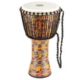 thumbnail image 2 of Meinl Percussion Travel Djembe Hand Drum Circle Instrument, Synthetic Shell and Head — NOT Made in China — African Mali Weave Rope Tuning, 2-Year Warranty, Kenyan Quilt, Large (PADJ2-L-F), 2 of 4