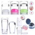 thumbnail image 2 of 1 unidad de recambio de cabezal de recambio de estampador de uñas de silicona Clear Jelly Marshmallow 2,8 3,5 3,9 cm con caja de sellos de uñas Tan Jianjun  unisex, 2 of 2