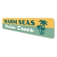 thumbnail image 4 of Warm Seas and Palm Trees Novelty Decor, Metal Wall Sign - 4x18 Inches, 4 of 4