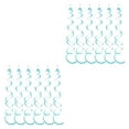 thumbnail image 2 of Becaristey 6piece Swirl Pendant For Graduation Celebration Exquisite Craft Wide Application Wedding PVC Hanging Garland Customized Light Blue 2Set, 2 of 5