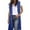 Blue, variant on Ediodpoh Long Cardigan Sweaters for Women Sleeveless Open Front Vests Tunic Coat Casual Fall Winter Outfits Navy S
