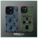 thumbnail image 5 of Funda personalizada para iPhone 15Pro de piel aterciopelada con tapa abatible en color verde moderno Far Peak Blue para hombre y mujer, 5 of 6