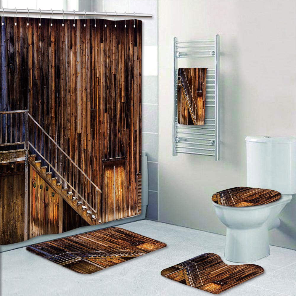 WOLF PACK BATHROOM COLLECTION`SET OF 2 HAND TOWELS CABIN-THEMED BATHROOM DECOR 