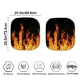 thumbnail image 3 of Yuyamidu Fire Sun Shade for Car Windshield Fashion Car Sun Shade Windshield Lightweight Automotive Sun Visor Vehicle Accessories 2 PCS Car Sun Shade Heat Protection, 3 of 5