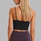 thumbnail image 5 of Camisetas de Cuello Sólido sin Mangas para las Mujeres Camisola Moda Casual Camisetas sin Mangas de Cuello en U de Longitud Regular para las Mujeres, 5 of 5