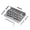 Silver, variant on 6 String Fixed Bass Bridge Electric Bass Bridge Guitar Fixed Bridge Guitar Bridge Alloy Texture Suitable for Guitar