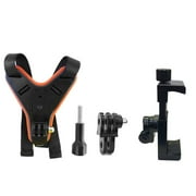 TIERPOP Motorcycle Helmet Chin Mobile Phone Holders Helmet Bracket for Phone/Action Cama