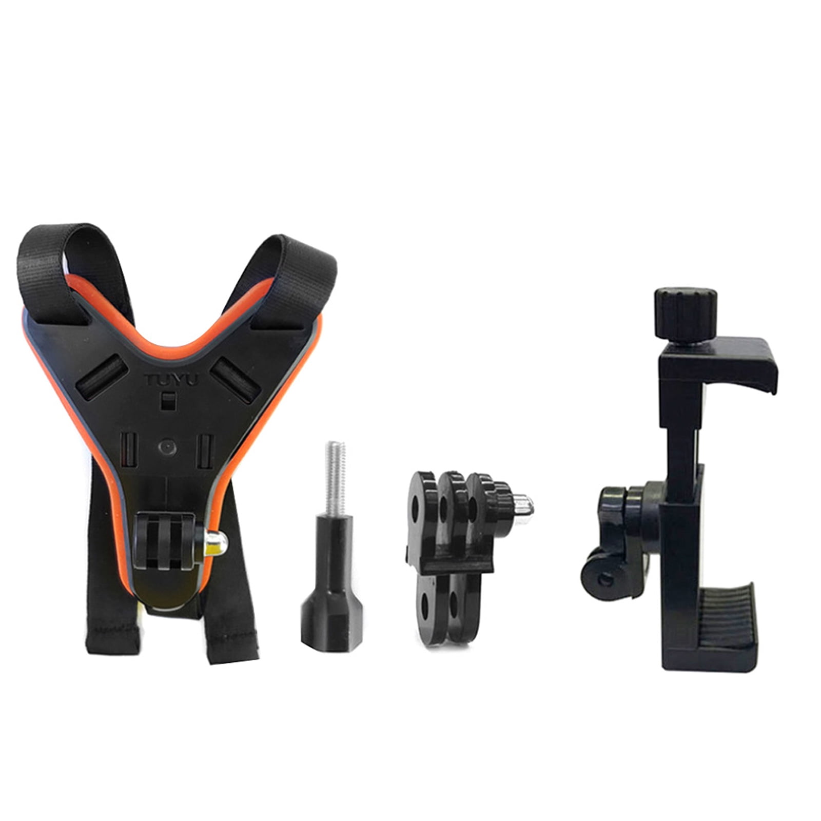 TIERPOP Motorcycle Helmet Chin Mobile Phone Holders Helmet Bracket for Phone/Action Cama