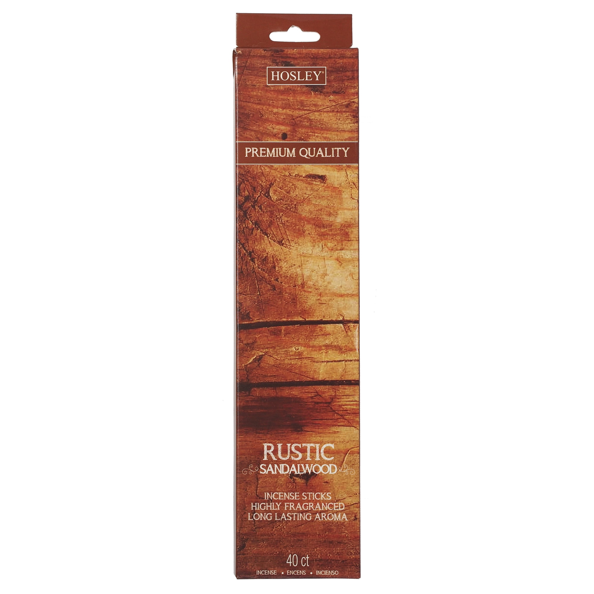 Hosley 40 pc. Highly Fragrance Rustic Sandalwood Incense Sticks