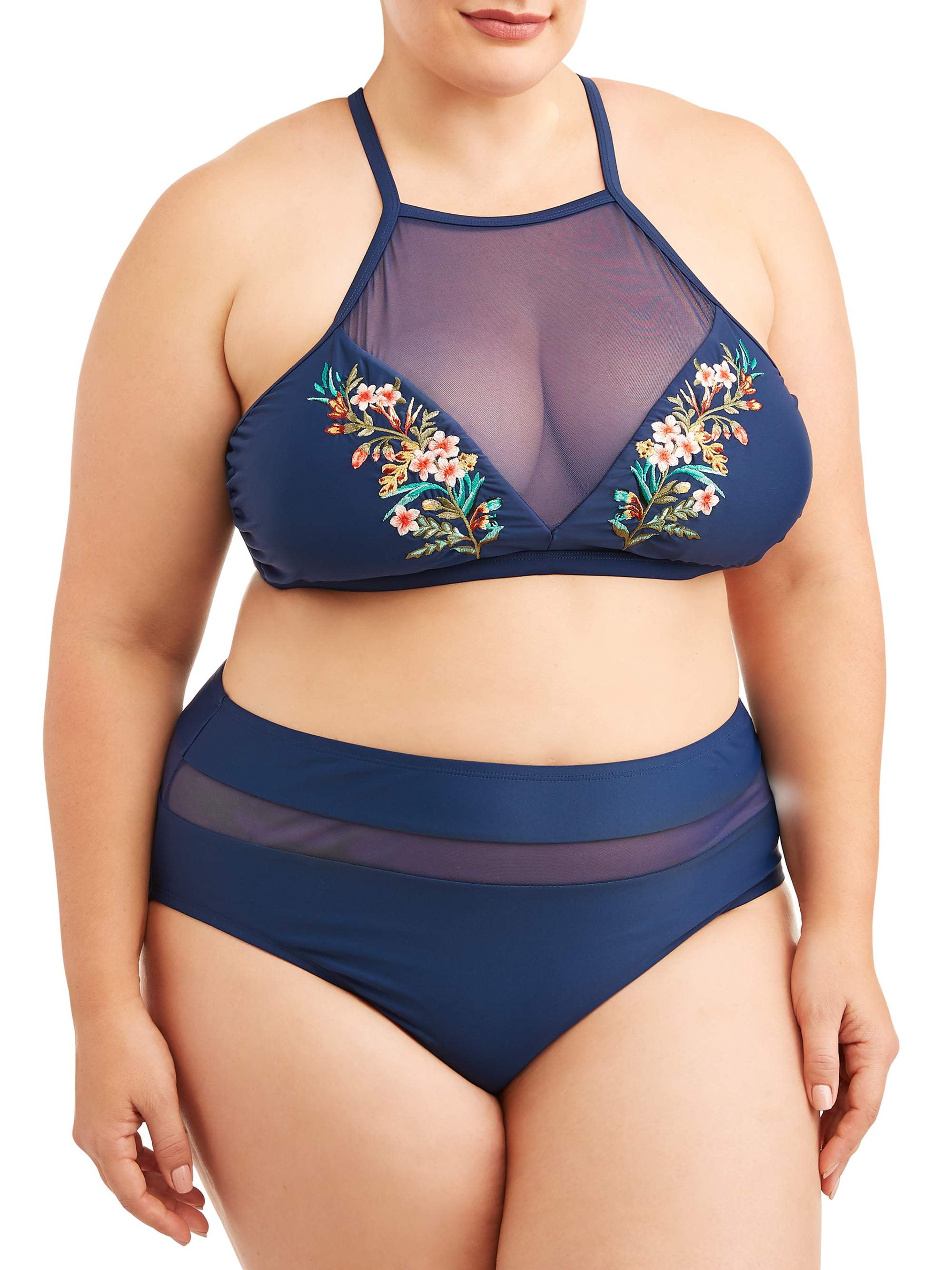 walmart swimdress plus size
