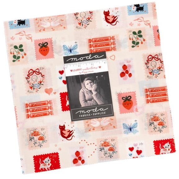 MODA - Funny Valentine Layer Cake by Lizzy House 42 pcs