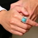 thumbnail image 4 of Anillo abierto para decorar los dedos, uso diario, para niñas, anillo vintage, anillo abierto, para mujer y hombre, anillo para pareja, tamaño ajustable, estilo plateado y blanco, 4 of 8
