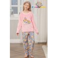thumbnail image 4 of Aideaone Girls Christmas Fleece Pajamas Set Kids Soft Flannel Winter Pjs 2 Piece Size 7-14, 4 of 8