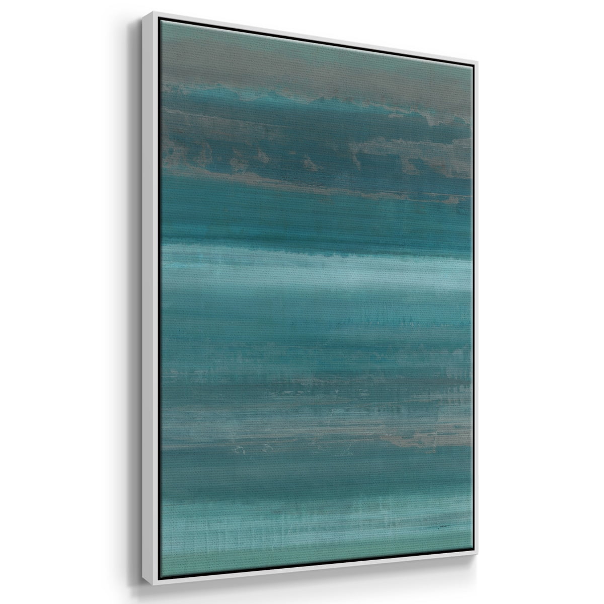 Stars & Shores I Framed Premium Gallery Wrapped Canvas - Ready to Hang - 25 x 37 - White Floating Frame