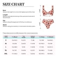 thumbnail image 6 of Daiia Tomatoes Women's Bikini Set Two Piece Swimsuit High Waisted Bikini Adjustable Straps Bikini Perfect for Beach, Pool, and Summer Vacation-Small, 6 of 9