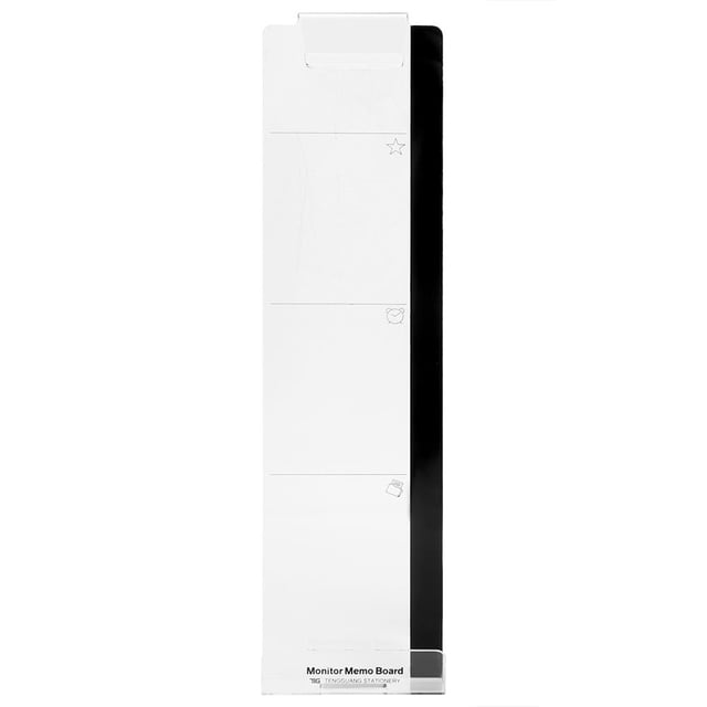 FAGINEY Computer Screen Monitor Memo Board Acrylic Message Memo Boards Sticky Reminder
