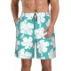 thumbnail image 1 of Balery Vintage Floral Traje de Baño Estilo Hawaiano para Hombre, Shorts de Secado Rápido con Bolsillos-Medium, 1 of 6