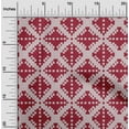 thumbnail image 1 of oneOone Cotton Flex Fabric Check Kasuri Printed Fabric 1 Yard 40 Inch Wide, 1 of 4