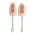 thumbnail image 1 of Pack Anti-deformation and Anti-wrinkle Wooden Shoe Trees for Women and Men with Spring Column (41 and 42), 1 of 2