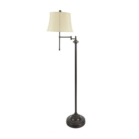 Better Homes & Gardens 59" Swing Arm Floor Lamp, CFL Bulb Included